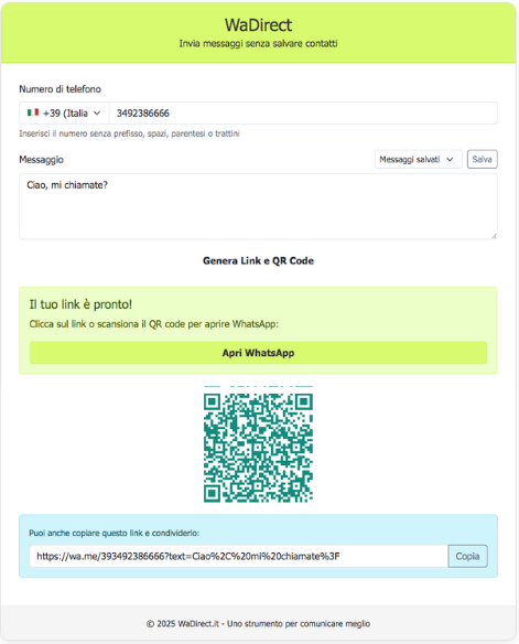 Demo WaDirect